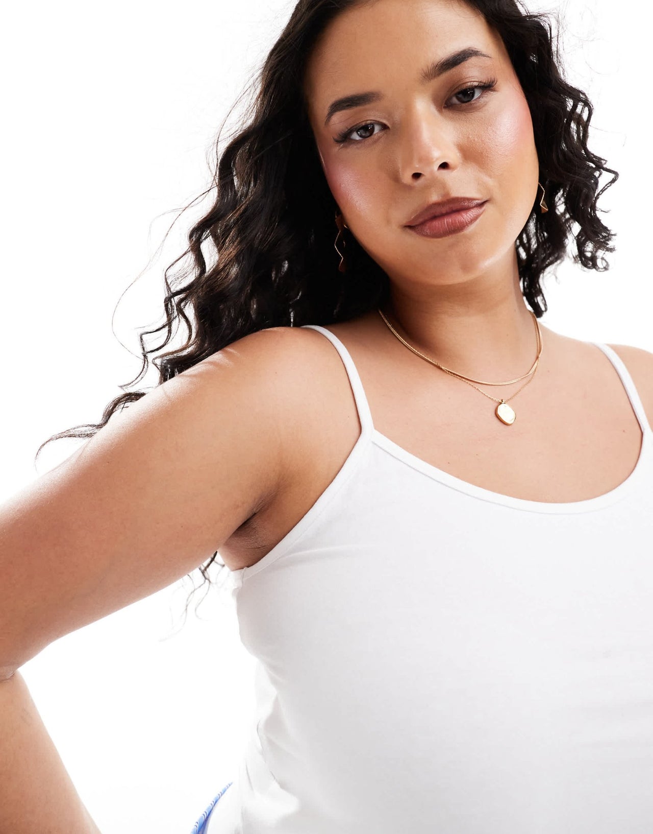 Yours cami vest top in white - ASOS Sample Sale