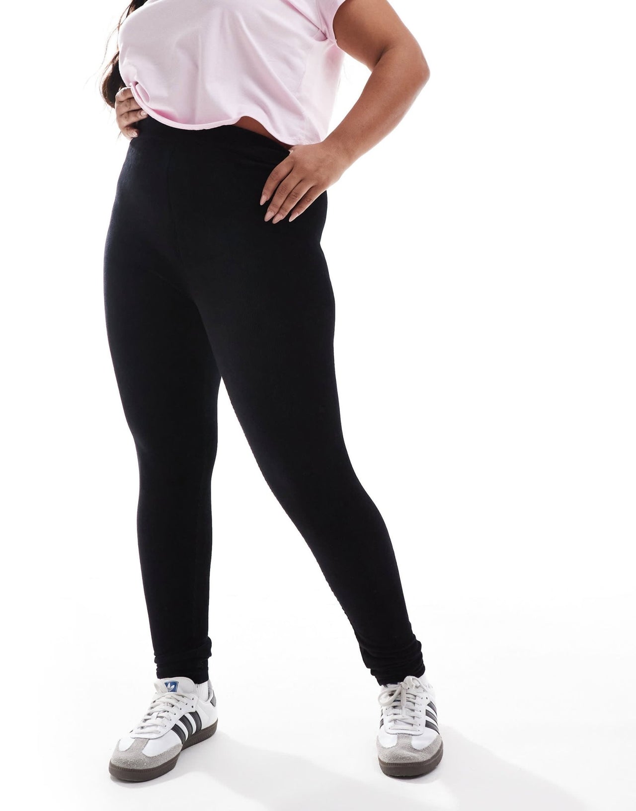 Yours corduroy leggings in black - ASOS Sample Sale