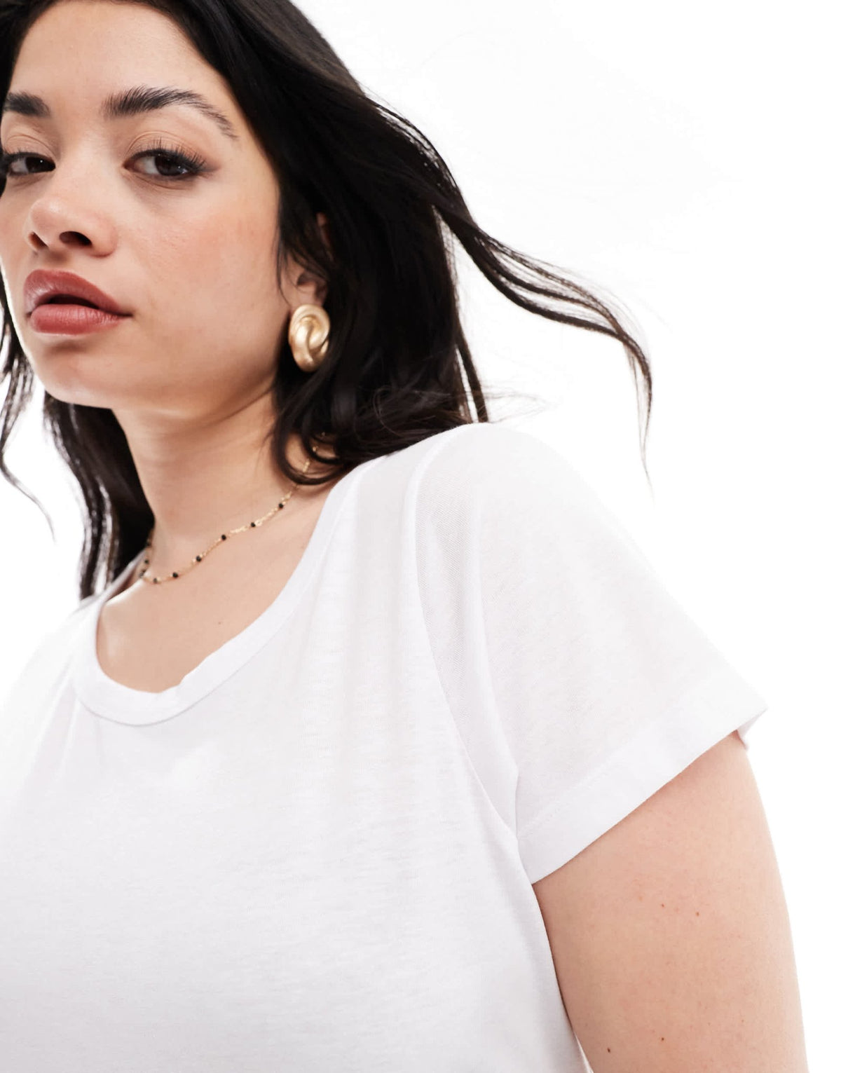 Yours crew neck t-shirt in white - ASOS Sample Sale