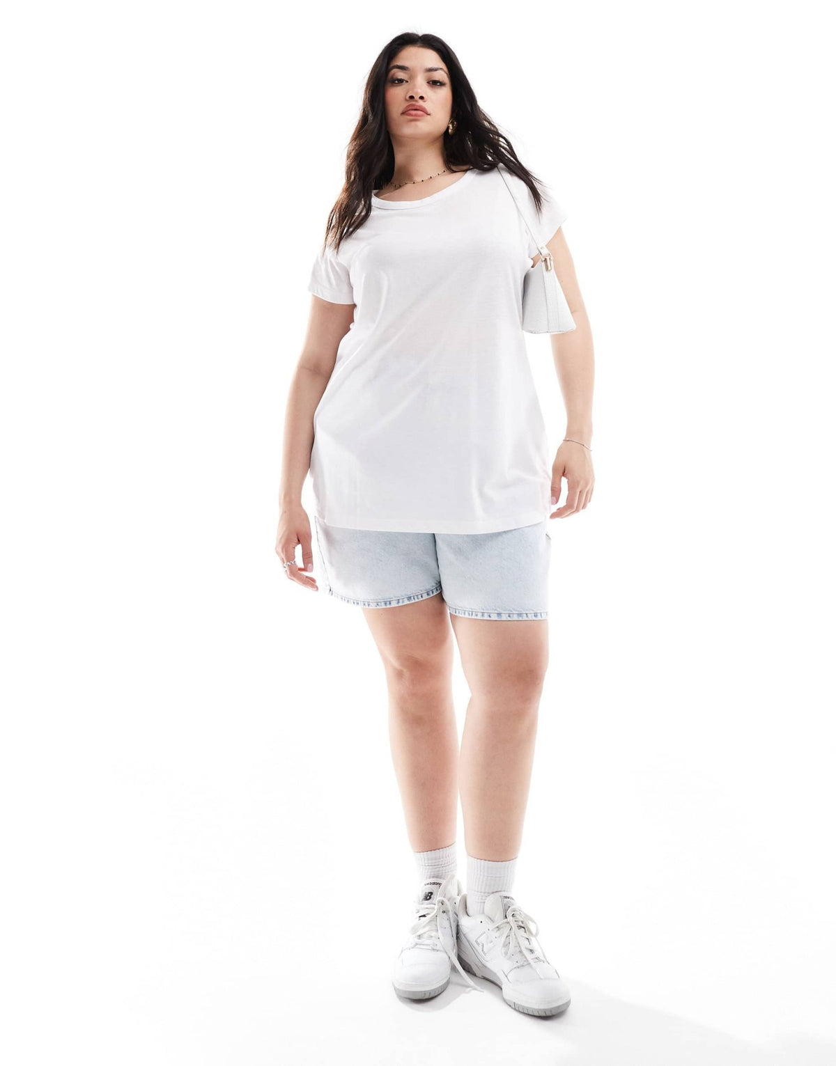 Yours crew neck t-shirt in white - ASOS Sample Sale
