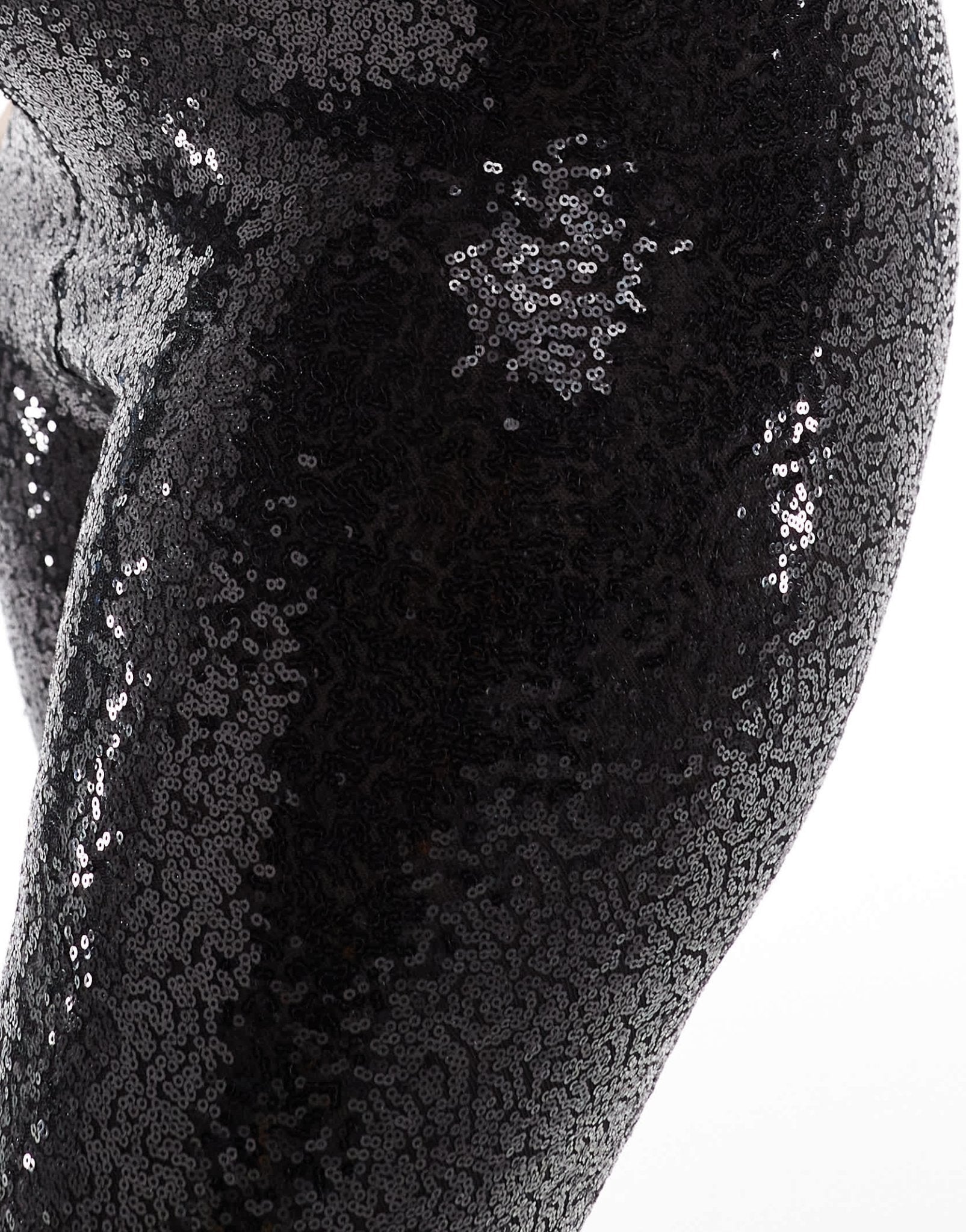 Yours sequin leggings in black - ASOS Sample Sale